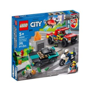 LEGO City Fire Rescue and Police Chase 60319