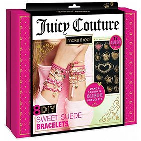 Make It Real Juicy Couture 8 DIY Sweet Suede Bracelets 4401