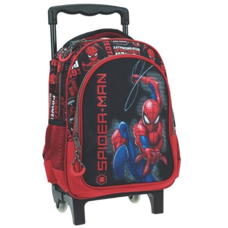 Σχολική Τσάντα Τρόλεϊ Νηπιαγωγείου Spiderman