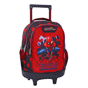 Σχολική Τσάντα Τρόλεϊ Δημοτικού Spiderman Must