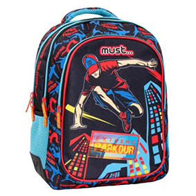 Σχολική τσάντα Δημοτικού Must Extreme Parkour