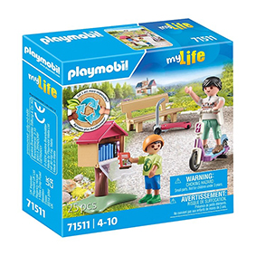 Playmobil My Life Υπαίθρια ανταλλακτική βιβλιοθήκη 71511