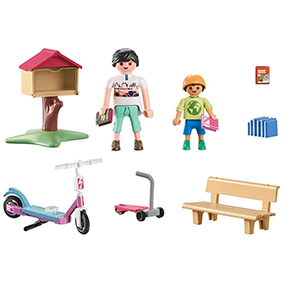 Playmobil My Life Υπαίθρια ανταλλακτική βιβλιοθήκη 71511