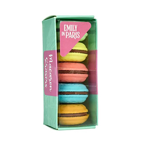 Σετ 5 Γόμες Macarons Emily In Paris