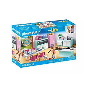 Playmobil MyLife Μοντέρνα Κουζίνα Με Τραπεζαρία