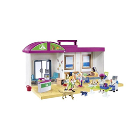 Playmobil MyLife Βαλιτσάκι Κτηνιατρική Κλινική